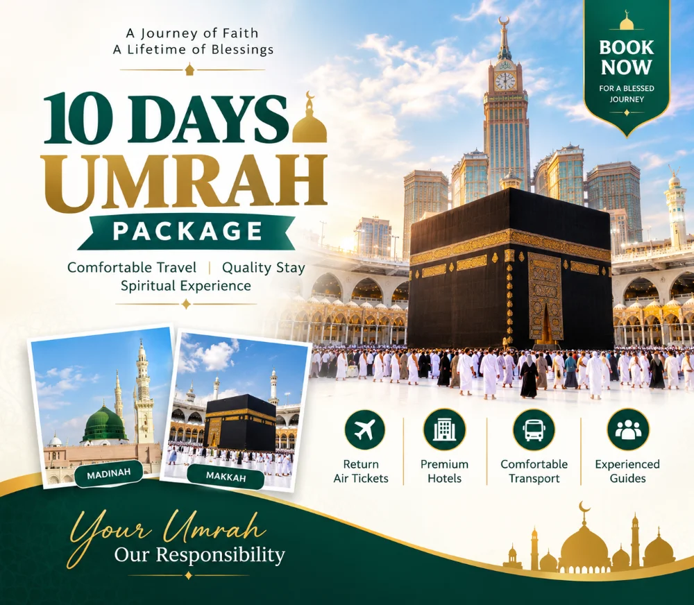 10 Days Umrah Package